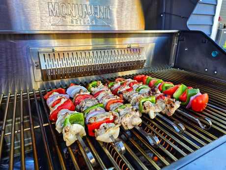 Easy Chicken Kebabs for Father's Day - Monument Grills