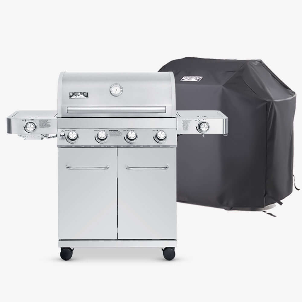 24367 | Stainless Infrared Propane Gas Grill - Monument Grills24367 & Grill Cover