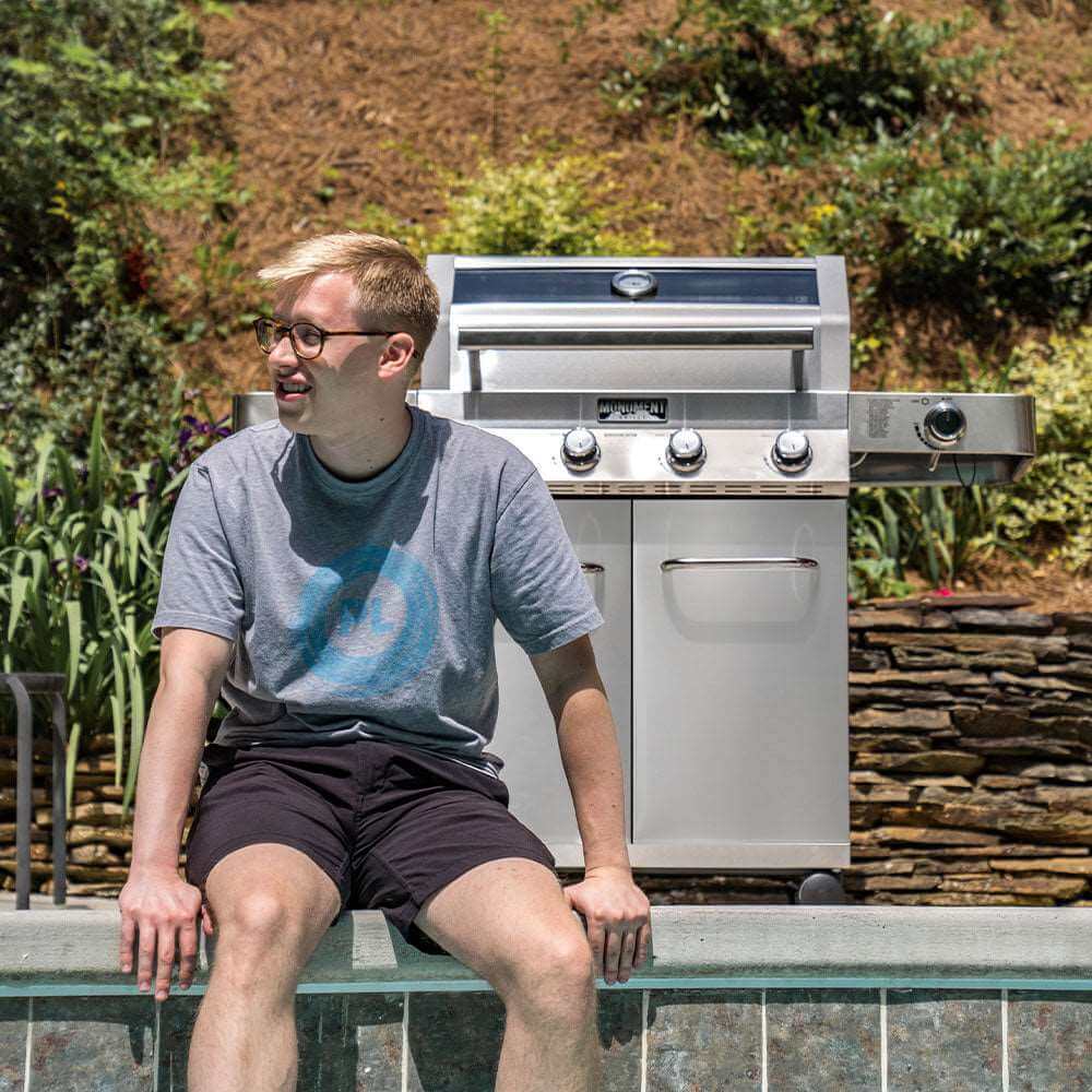 35633 | Stainless Infrared Propane Gas Grill - Monument Grills35633 Stainless