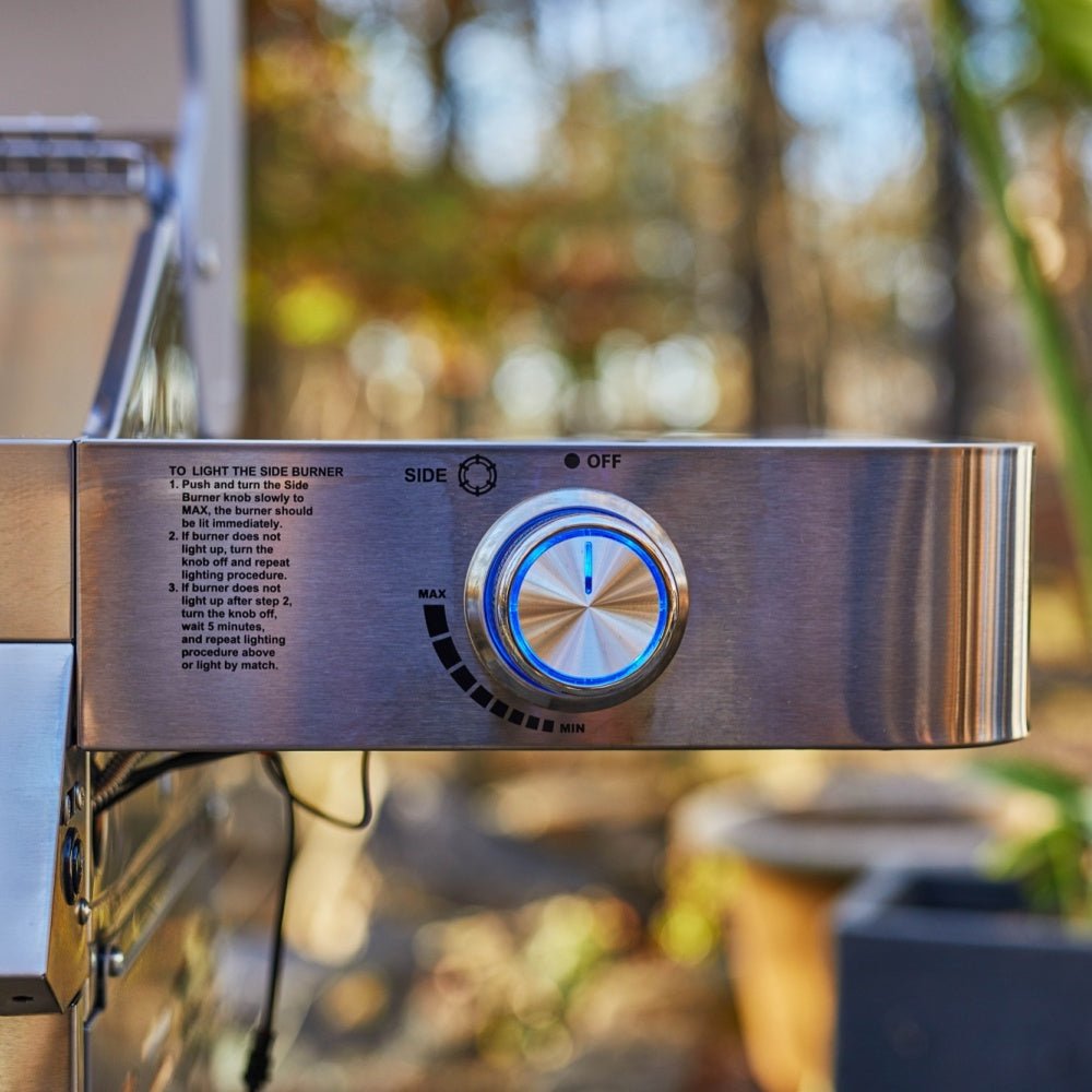 77352 | Full Stainless Propane Gas Grill with Free Rotisserie Kit - Monument Grills77352 (Include Rotisserie Kit)