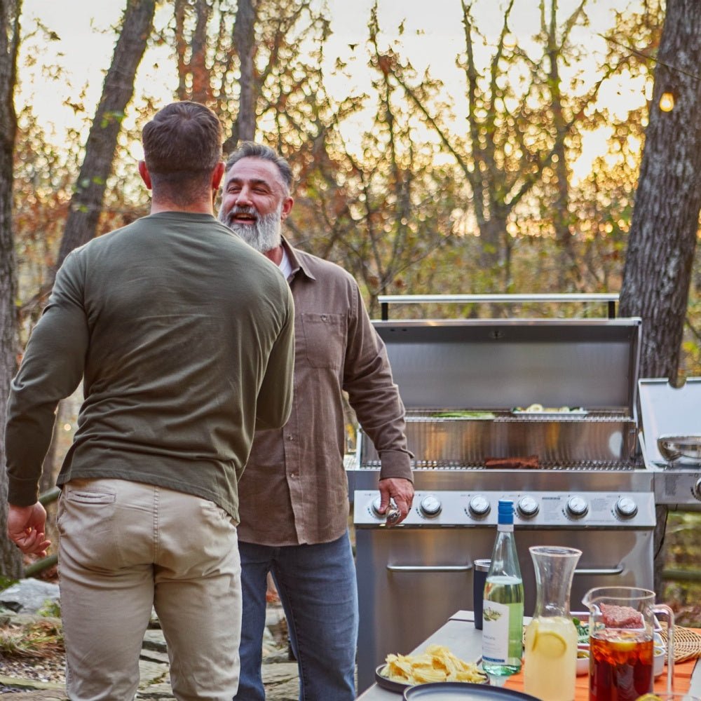 77352 | Full Stainless Propane Gas Grill with Free Rotisserie Kit - Monument Grills77352 (Include Rotisserie Kit)