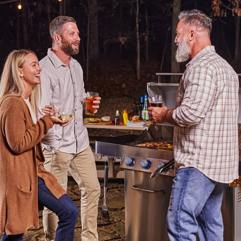 77352 | Full Stainless Propane Gas Grill with Free Rotisserie Kit - Monument Grills77352 (Include Rotisserie Kit)