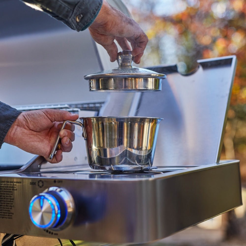 77352 | Full Stainless Propane Gas Grill with Free Rotisserie Kit - Monument Grills77352 (Include Rotisserie Kit)