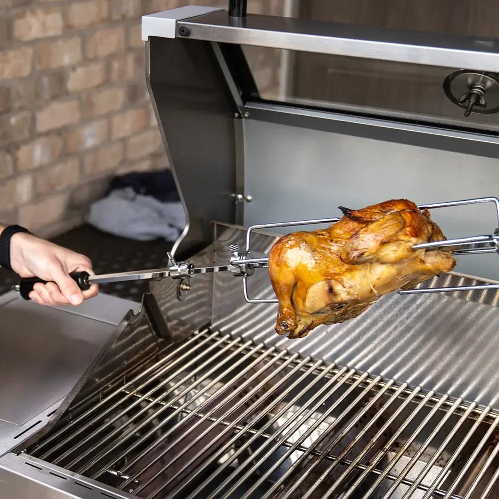 77352 | Full Stainless Propane Gas Grill with Free Rotisserie Kit - Monument Grills77352 (Include Rotisserie Kit)