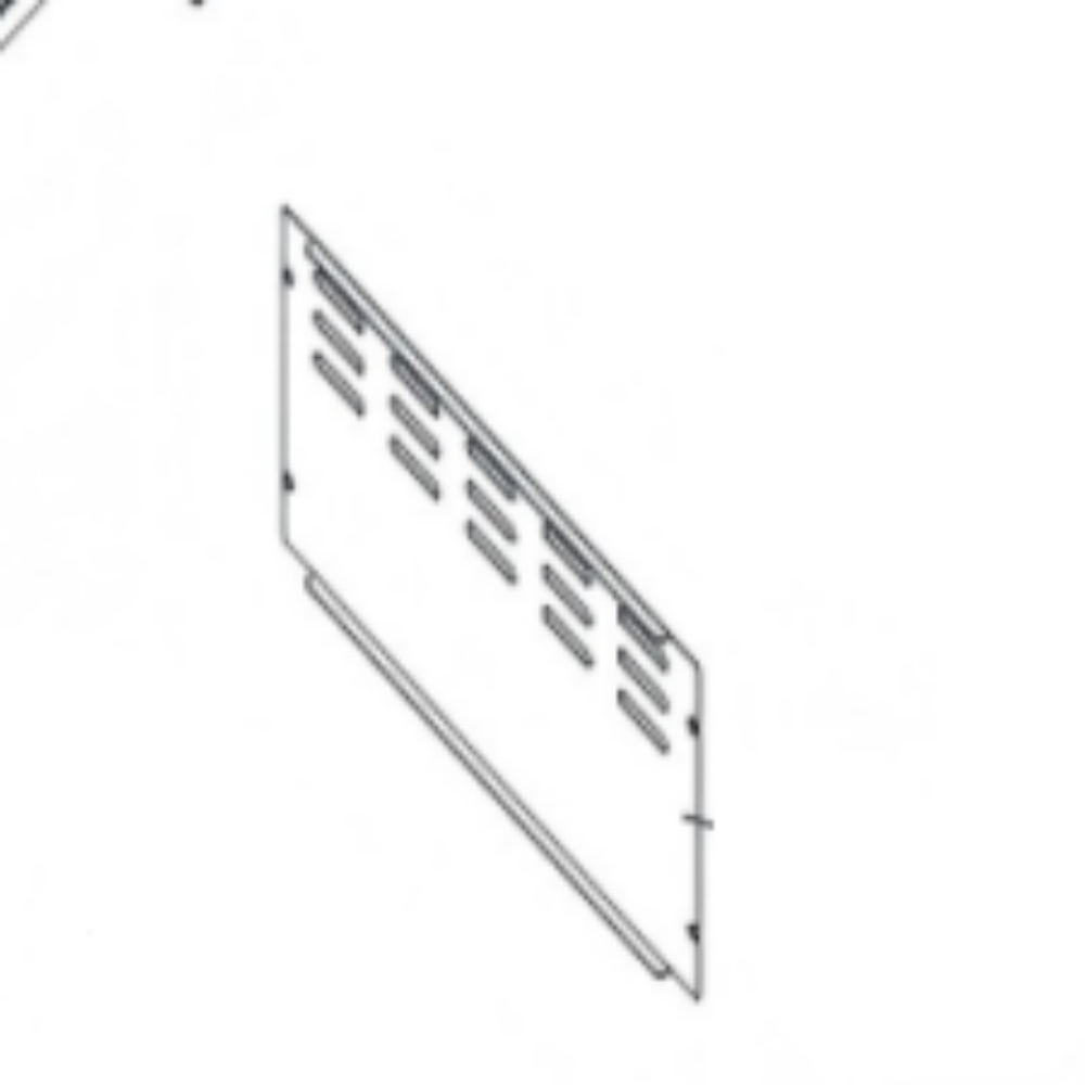 D010016949 Firebox Back Sealing Panel