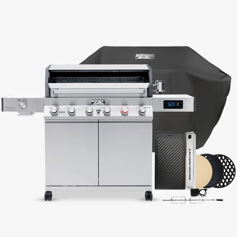 Denali 605Pro Combo | Stainless Smart Propane Gas Grill