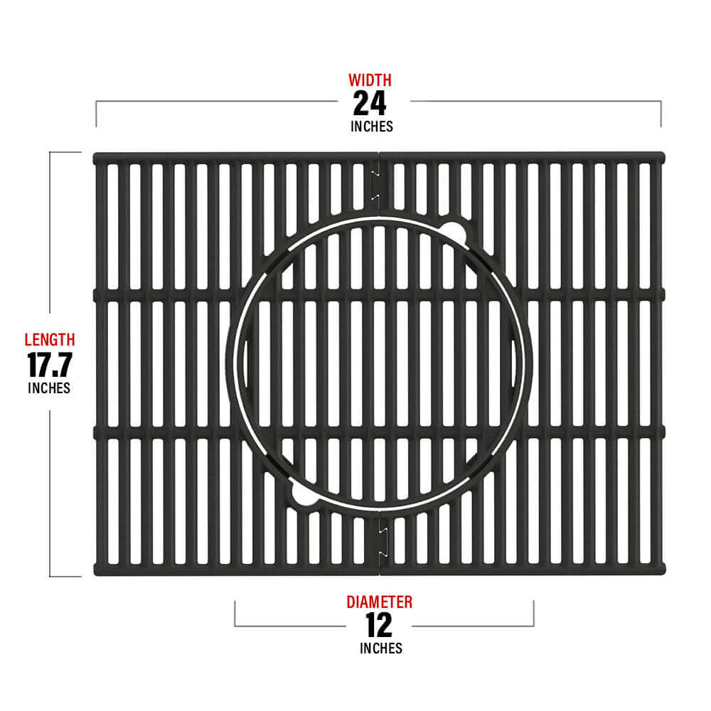 A105 Multifunction Cast Iron Grate - Monument GrillsRound Grill Grate