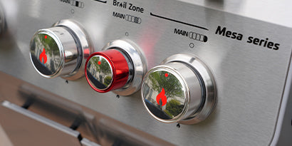 Where can I find the grill's serial number?