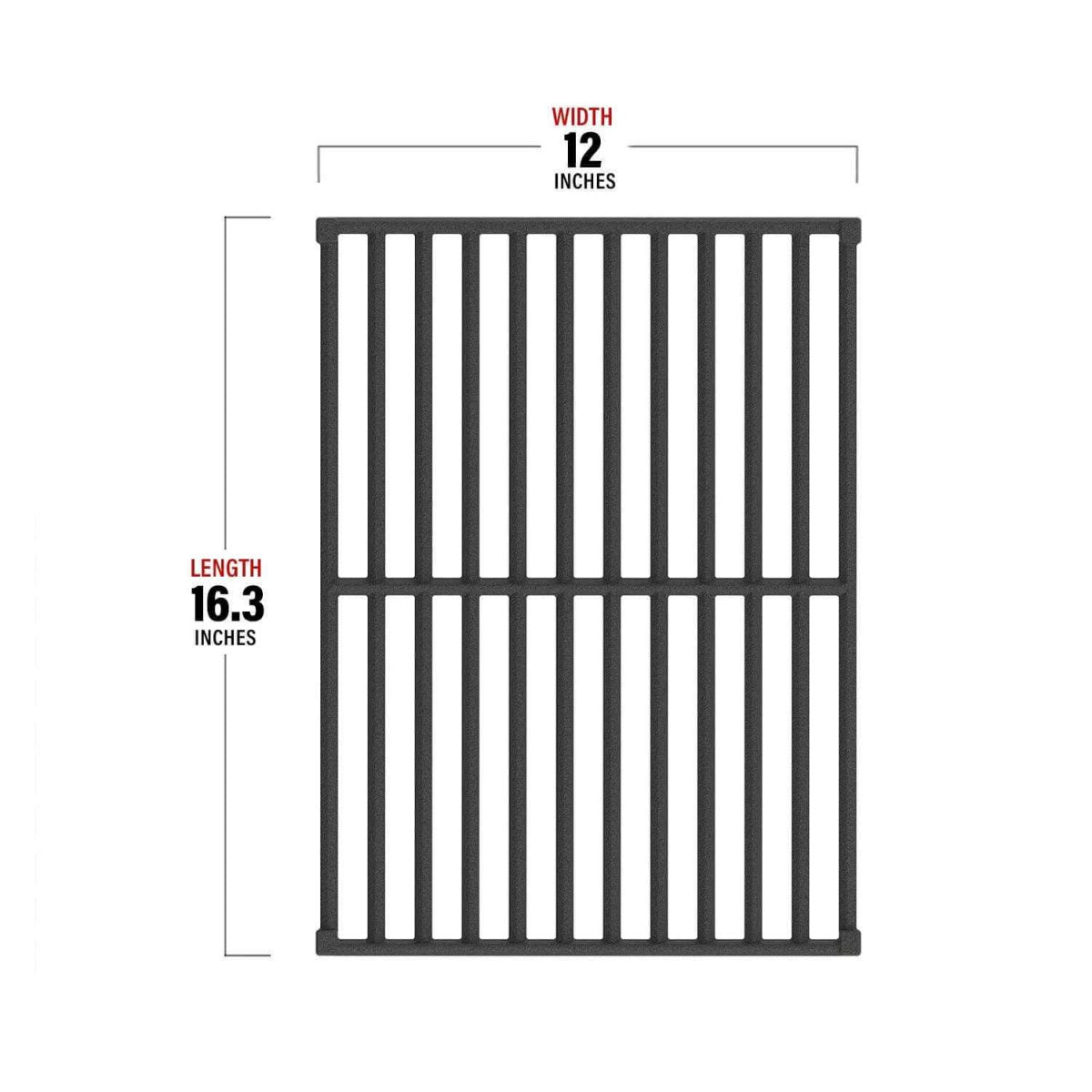 Cast Iron Grill Grate for 3 - Burner Grill Mesa 300, Mesa 400M - Monument Grills