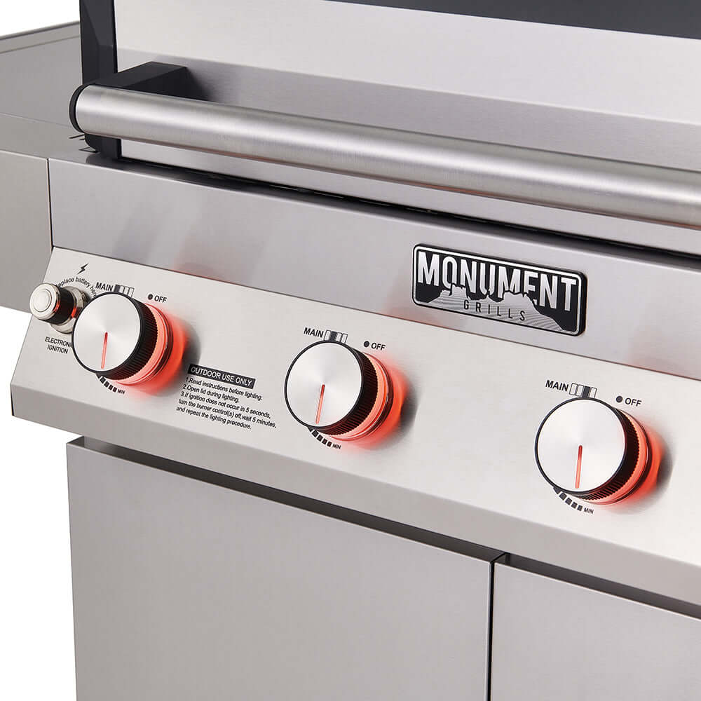Denali 405 | Stainless Smart Tech Propane Gas Grill - Monument GrillsDenali 405