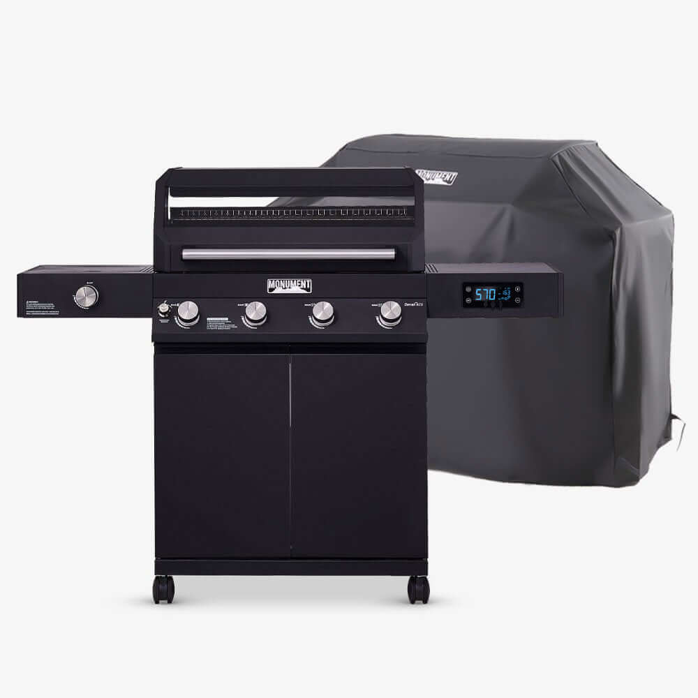 Denali 425 | Black Smart Tech Propane Gas Grill - Monument GrillsDenali 425 & Grill Cover