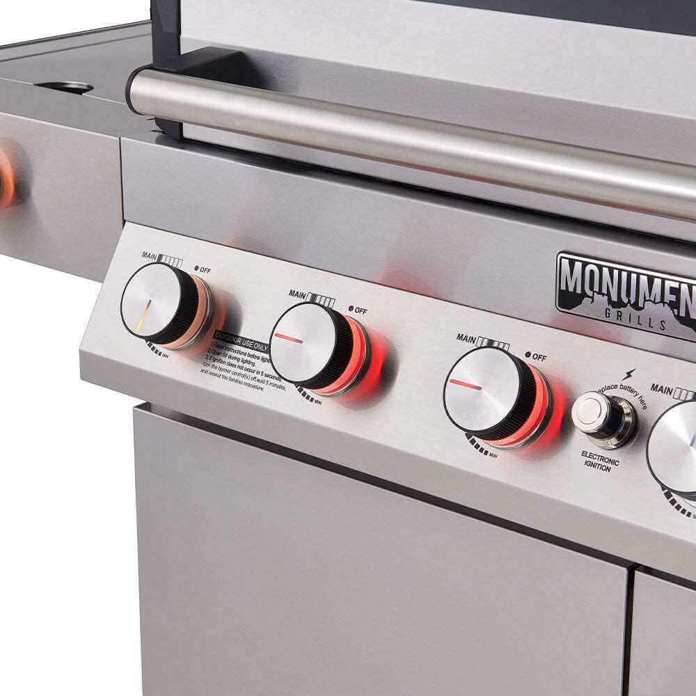 Denali 605 | Stainless Smart Tech Natural/Propane Gas Grill - Monument GrillsDenali 605