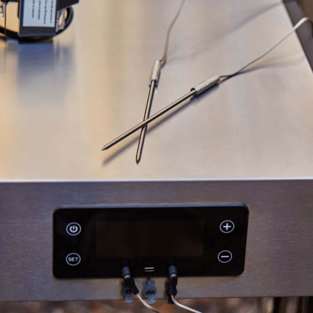 Denali 605Pro | Stainless Smart Propane Gas Grill - Monument GrillsD605P (Includes Free Cover and Rotisserie Kit) & Smokerbox