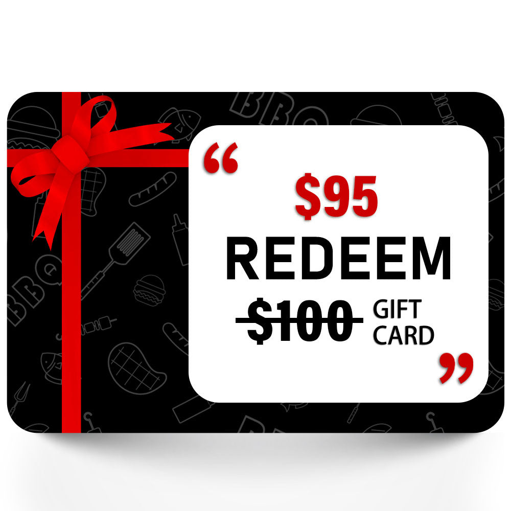 $100  Gift Card Card - Free with any purchase over $1000