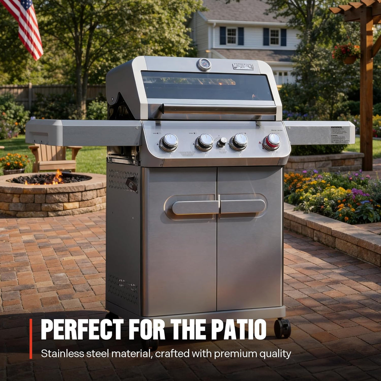 Mesa 410MBZ | Stainless Propane Gas Grill