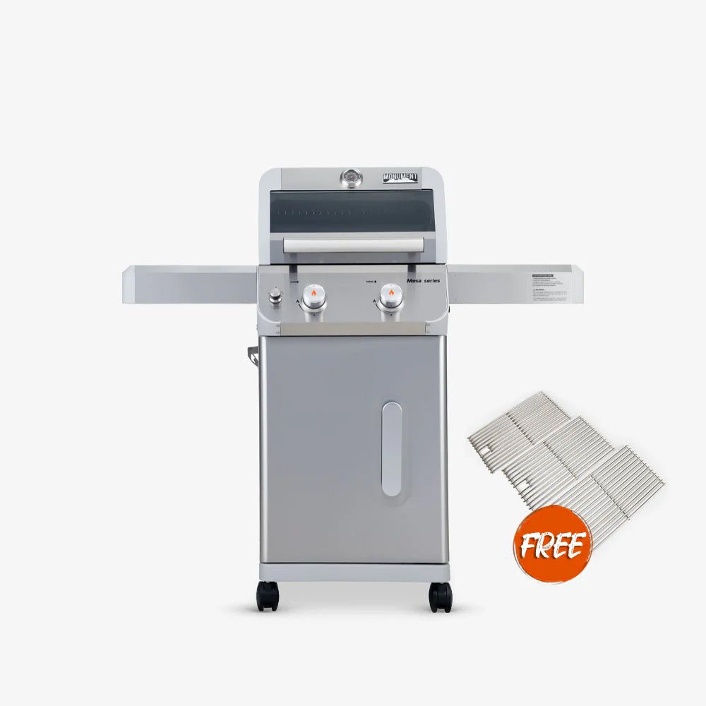 Mesa 200S | Foldable Stainless Gas Grill - Monument GrillsMesa 200S & Extra Free Stainless Grates