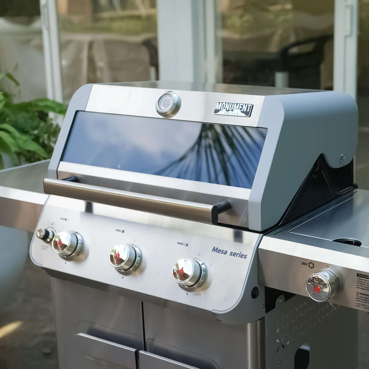 Mesa 305 | Stainless Propane Gas Grill - Monument GrillsMesa 305