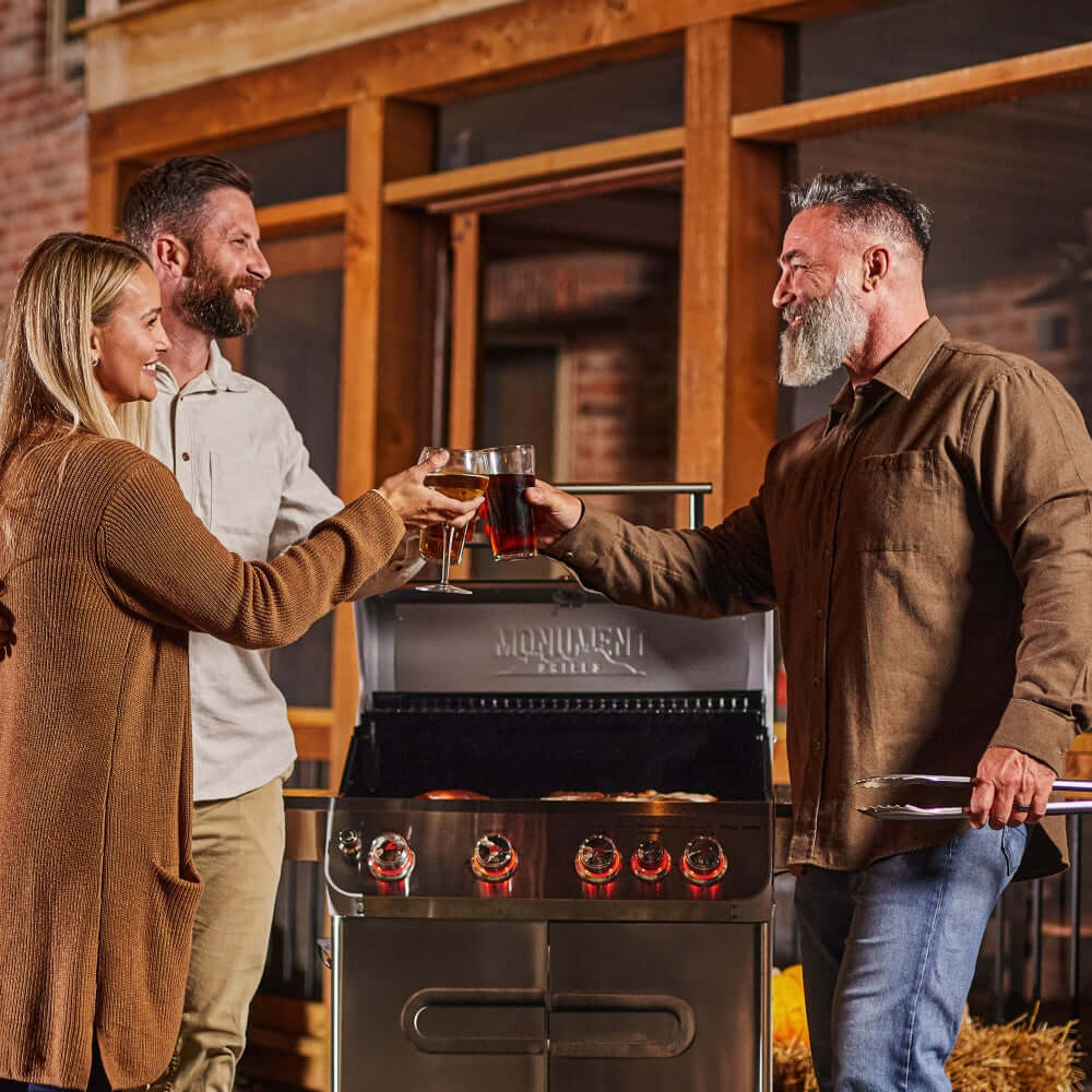 Mesa 415BZ | Stainless Propane Gas Grill - Monument GrillsMesa 415BZ