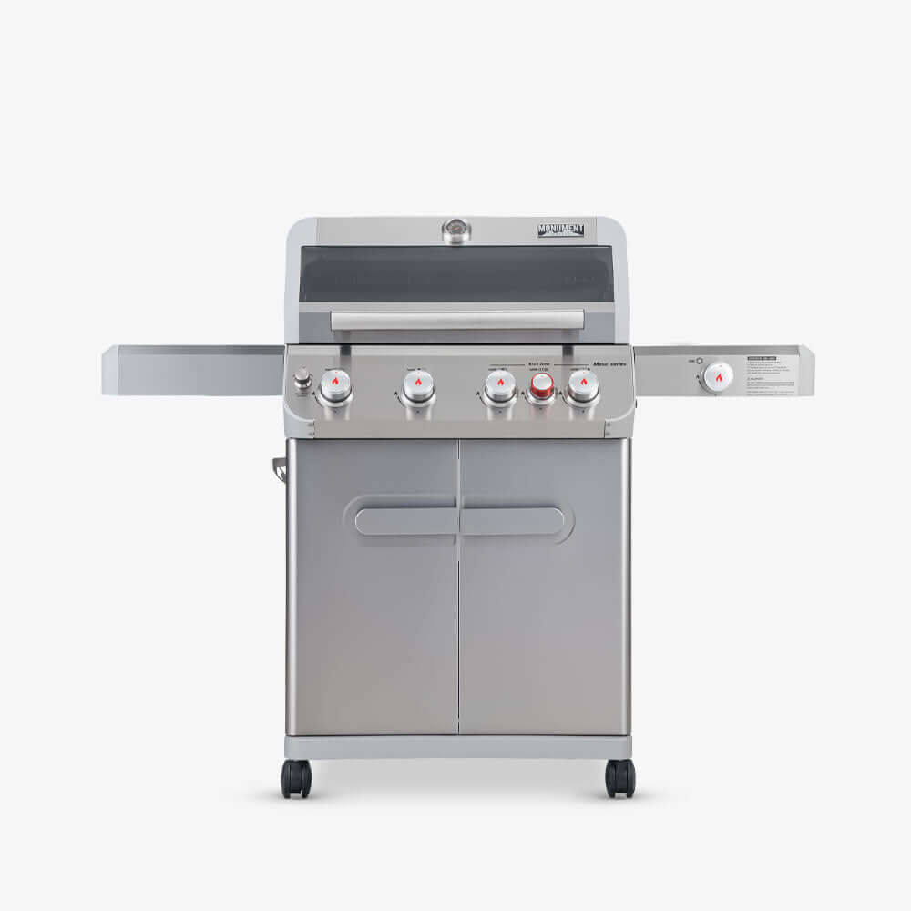 Mesa 415BZ | Stainless Propane Gas Grill - Monument GrillsMesa 415BZ
