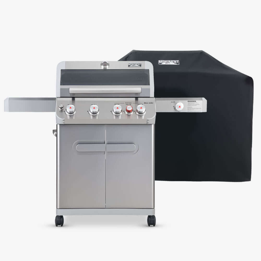 Mesa 415BZ | Stainless Propane Gas Grill - Monument GrillsMesa 415BZ & Cover