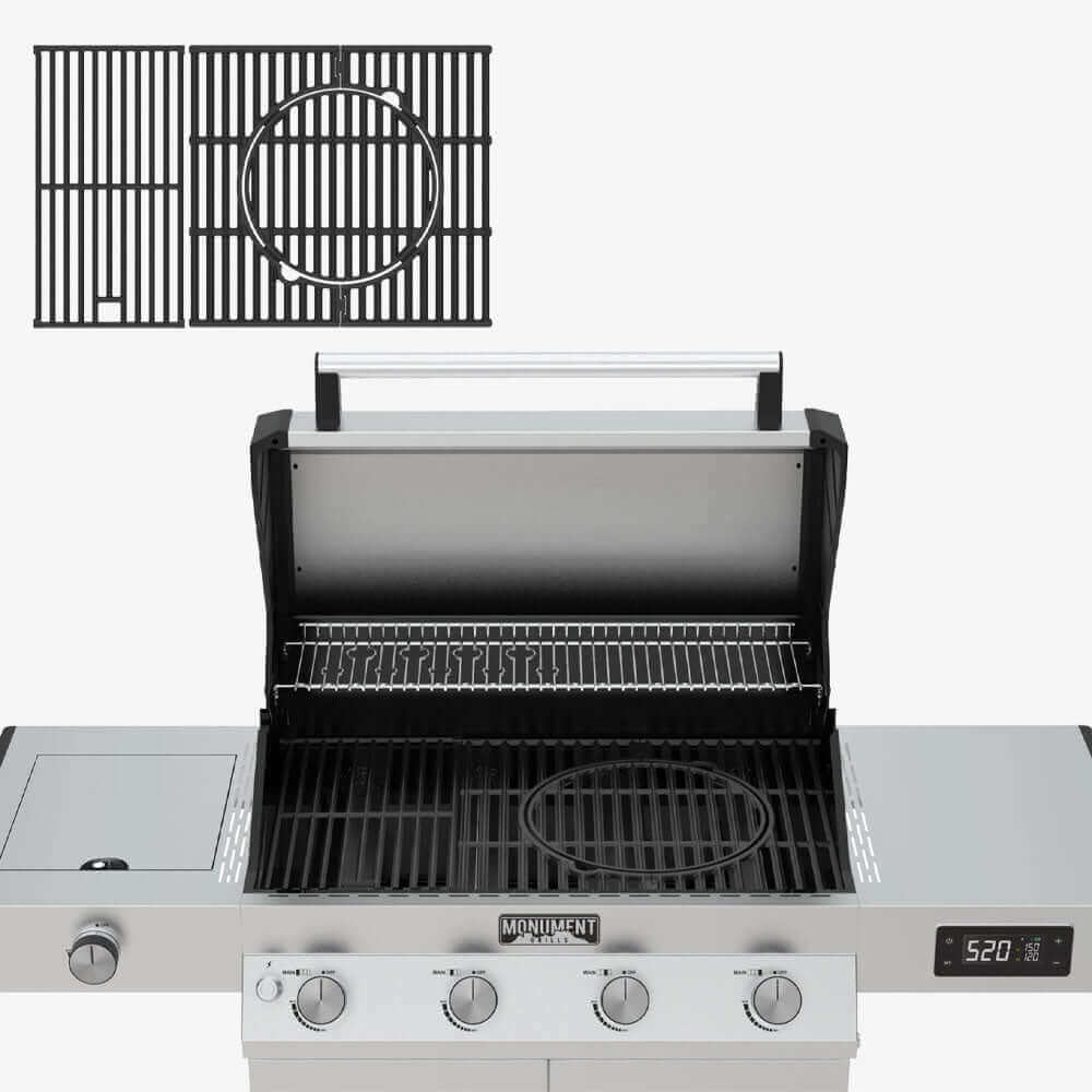 Multifunction Cast Iron Grill Grate - Monument GrillsGrill Grate & Round Grill Grate