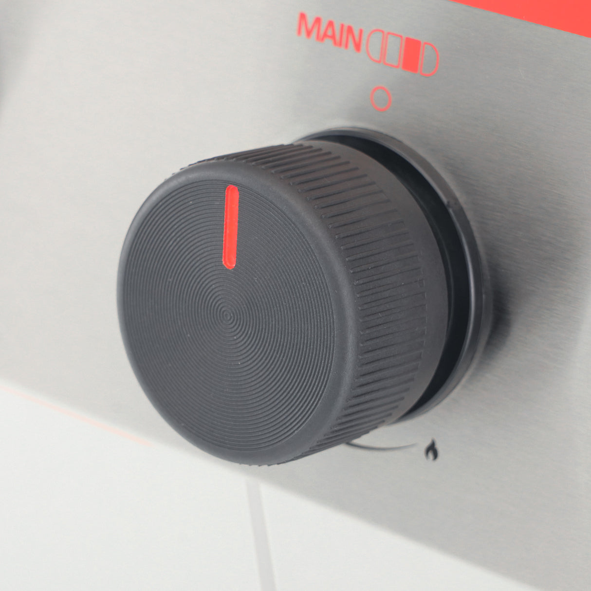 Mesa II 415BZ | Stainless Propane Gas Grill control knob for precise heat adjustment.