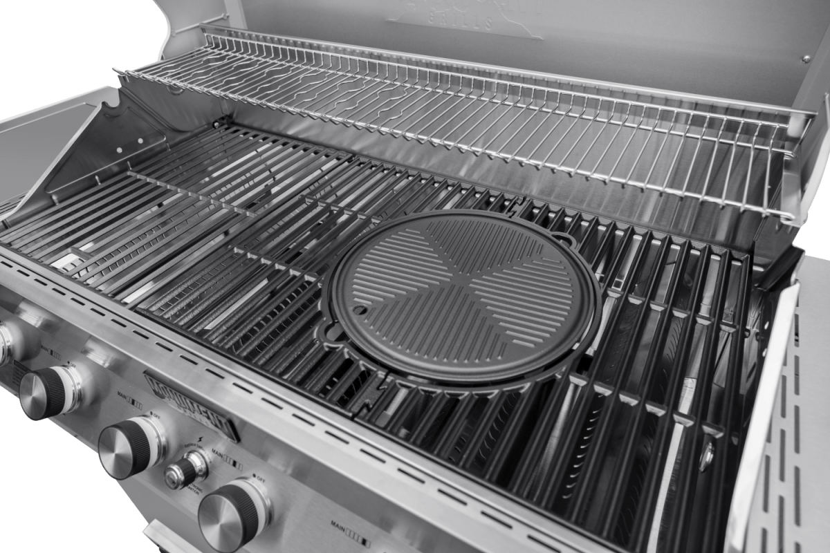 Round Cast Iron Cooking Plate - Monument GrillsA200