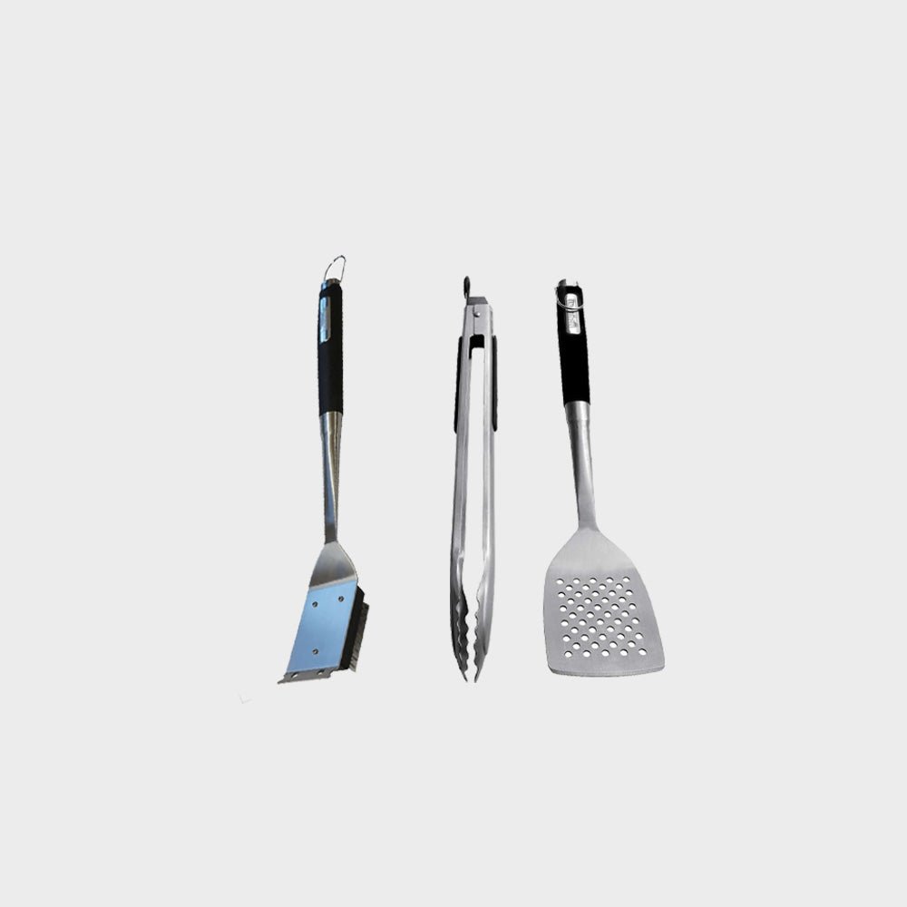 Spatula & Tongs & Cleaning Brush - Monument GrillsSpatula & Tongs & Cleaning Brush