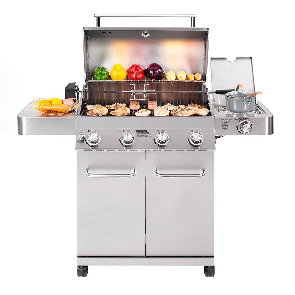 Monument Grills Stainless Steel 4-Burner Gas Grill