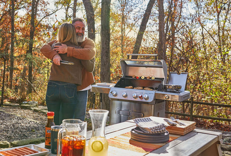 out door bbq in this Christmas