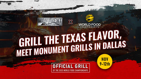 New Announcement: Monument Grills becomes the official grill of the World Food Championships.