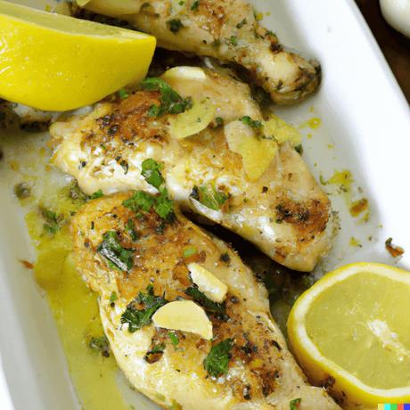 Grilled Lemon Garlic Chicken