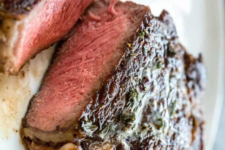 Reverse-seared Ribeye Steak