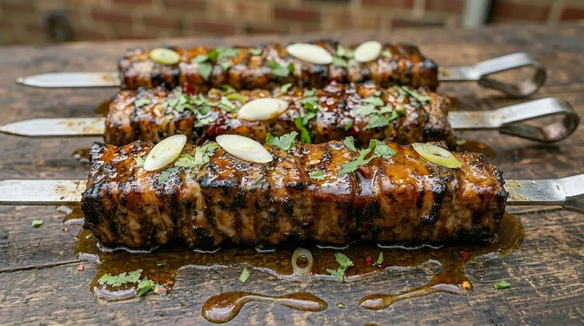 Tortilla Beef Kebabs