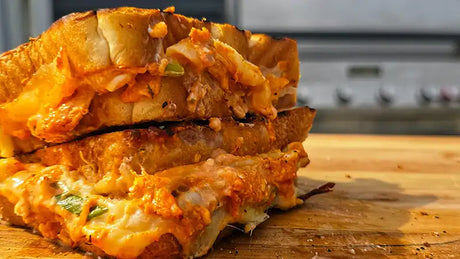 Game Day Favorite: Buffalo Chicken Grilled Cheese
