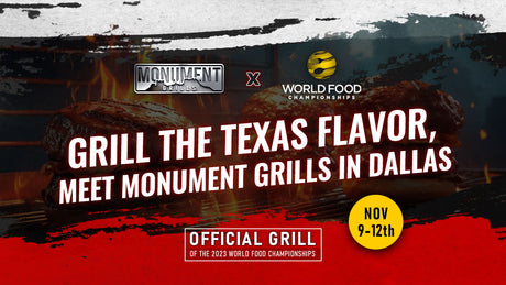 New Announcement: Monument Grills becomes the official grill of the World Food Championships.