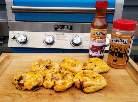 BBQ Chicken Rollups - Monument Grills