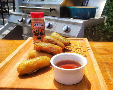 Breakfast Corn Dogs - Monument Grills