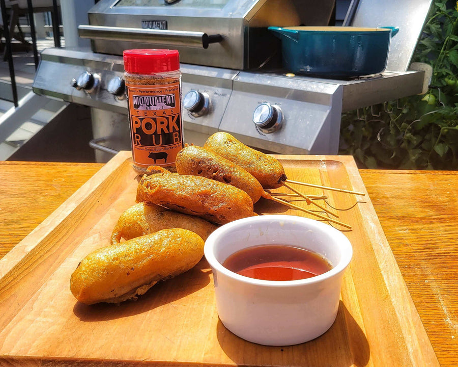 Breakfast Corn Dogs - Monument Grills