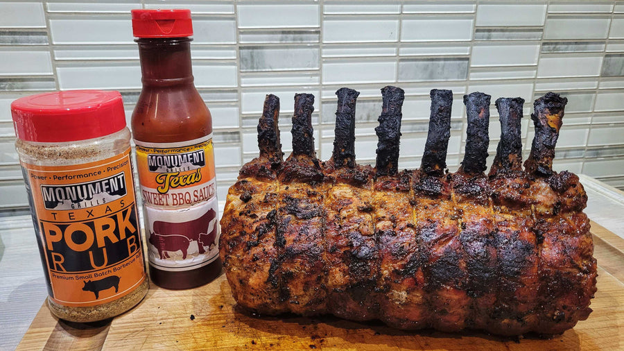 Easy 4 Ingredient Rack of Pork - Monument Grills
