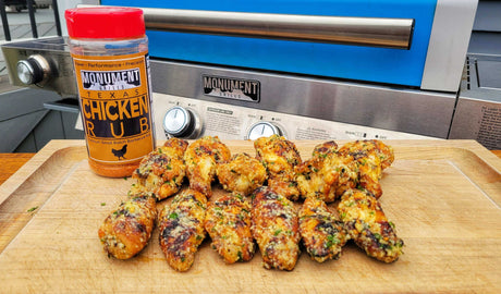 Garlic Parmesan Chicken Wings - Monument Grills