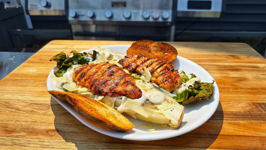 Grilled Chicken Caesar Salad - Monument Grills