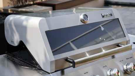 How to install, remove, and clean the Clearview glass window on your grill? - Monument Grills