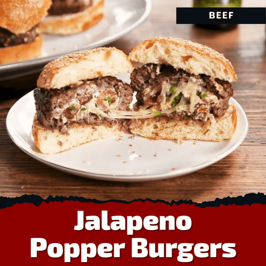 Jalapeno Popper Burgers - Monument Grills