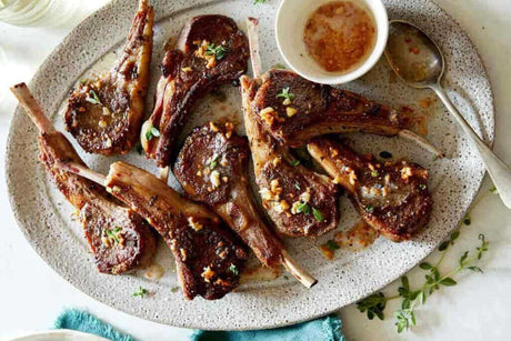 Lamb Blade Chops With Compound Butter - Monument Grills