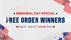 Memorial Day Free Order Giveaway