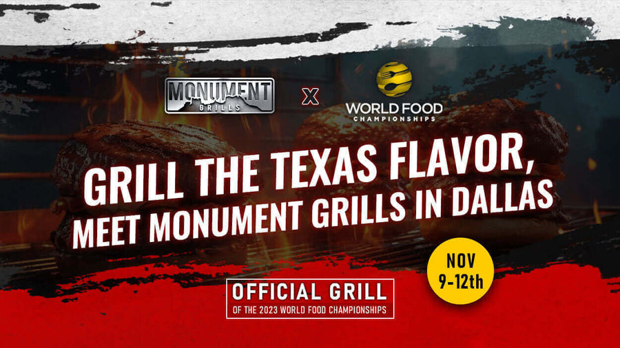 New Announcement: Monument Grills becomes the official grill of the World Food Championships. - Monument Grills
