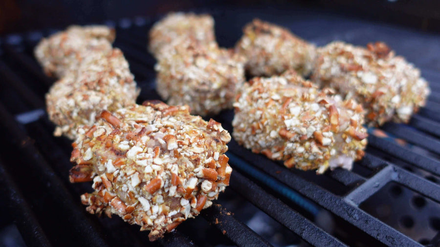 Pretzel Crusted Pork Medallions - Monument Grills