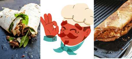 🌯Steak and Chicken Salad Wraps🌯 - Monument Grills