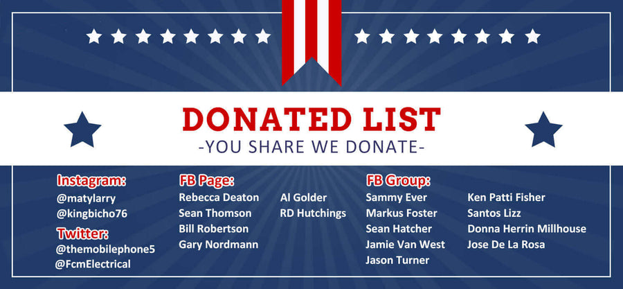We have this special donation in cherish and memory. - Monument Grills